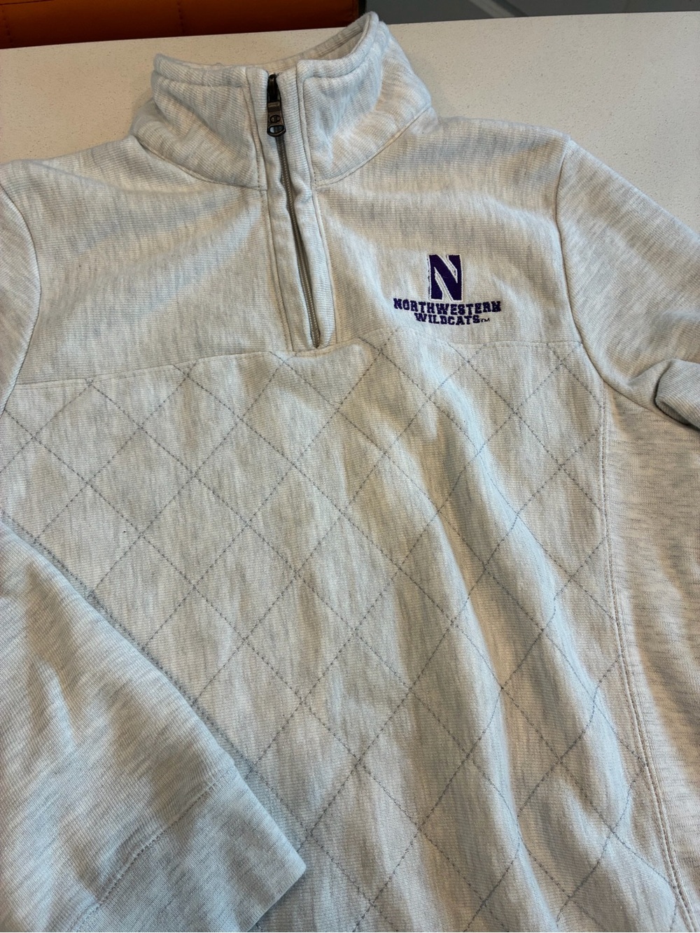 Champion Reverse Weave Northwestern Wildcats 1/4 Zip Pullover - Medium